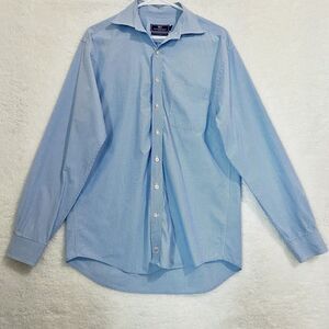 Vineyard Vines Shirt Medium Blue Plaid Shirt Classic Fit Murray Shirt 100% Cotto
